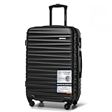 WITTCHEN Reisekoffer Rollkoffer Trolley Mittlerer Koffer Reisekoffer Hartschale aus ABS...