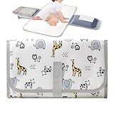 Baby-Wickelunterlage – wasserdichte faltbare Wickelunterlage | Tragbar für Neugeborene | Bequeme...
