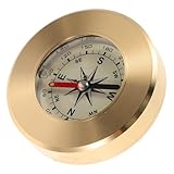 Gogogmee Kleiner Kupferner Kompass für Outdoor Navigation und Seewasserresistent Robustes Tragbar...