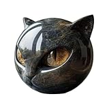 Generisch Katzensteinskulptur - Multi -Layer Carving Cat Statue | Kratzfeste Oberflächen...