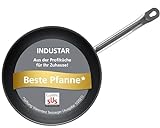 GastroSUS Industar Testsieger Bratpfanne Stiftung Warentest (1/2021) Industar Diamas Pro, Edelstahl,...