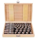 Spiralbohrer-Set, 8-teilig, extra lang, 22, 9 cm, robuste Holz-Schlangenbohrer mit...