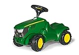 Rolly Toys 132072 Traktor Minitrac John Deere 6150R, Babyrutscher, Motorhaube öffenbar, Ablagefach...