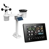 Bresser 11-Tage 4Cast CV WLAN Wetterstation 7-in-1 Solar, detaillierte Wettervorhersage,...