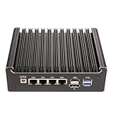 HSIPC Alder Lake N100 Quad Core Firewall Micro Appliance, Mini PC, Nano PC, Router PC with 32G RAM...