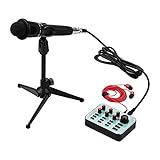 KHYTEBV Universelles DSP-Soundkarten-Kit für Mobiltelefone und Computer mit wiederaufladbarer...