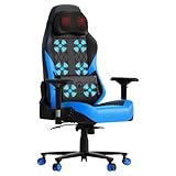 GTPLAYER Gaming Stuhl mit Massage, Gamer Stuhl mit Taschenfederkissen Fußstütze, Ergonomischer...