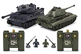 JAMARA 403635 - Panzer Tiger Battle Set 2,4 GHz - Battlemodus mit simulierter Schadensanzeige...