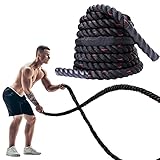 PROIRON 9M/12M Kampfseile, Kampfseil für Fitnesstraining, Fitnessstudio, schwere Übungsseile 38...