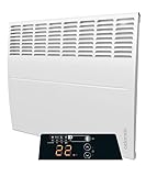 Ecoflex Atlantic F125-D Elektroheizer mit einstellbarem Thermostat – 45 x 45 cm – 1000 Watt