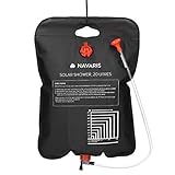Navaris Campingdusche solar 20 L - Camping Dusche Solardusche - Campdusche Reisedusche kompakt -...