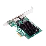 cablecc RJ45 Dual Ports 2,5 Gbit/s 2500 Mbps auf PCI Express 1 x PCI-E 1000 Mbps GBE Gigabit...