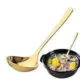 Edelstahllöffel- Teelöffel Silbernes Besteck Mit Langem Griff | Suppenlöffel Große Silberlöffel...