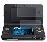 atFoliX Schutzfolie kompatibel mit Nintendo New 3DS 2015 Folie, ultraklare FX Displayschutzfolie...