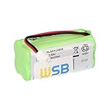 4,8V 800mAh AAA NI-MH F2x2 Notleuchten Akkupack Kabel und Stecker Modellbau Notlicht...