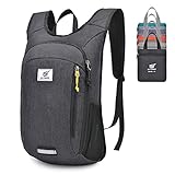 SKYSPER 10L Faltbarer Rucksack Ultraleicht Tagesrucksack Wasserfest Daypack Reiserucksack...