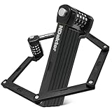 NDakter Faltschloss Fahrrad Diebstahlsicher - Fahrradschloss hohe Sicherheit mit Halterung -...