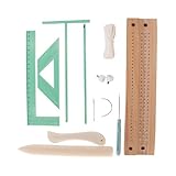 Buchbinder-Kits, manuelle Lochanleitung zum Binden von Büchern, tragbarer Bindegerät mit Lezna und...