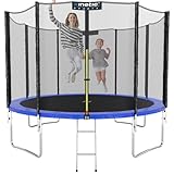 KINETIC SPORTS Trampolin Outdoor Salto Ø 183/244/305/366/400/430/490 cm - Kindertrampolin...