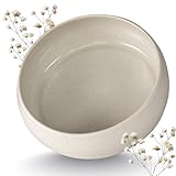 Moritz & Moritz SOLID UNI Servierschale Creme - Große Schale aus hochwertigem Steinzeug, Modern &...