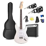 Max GigKit E Gitarre Set, E Guitar, Elektrogitarre mit Verstärker 40 Watt, Tasche, Ständer,...