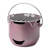 Shitafe Tischgrill Mit Holzkohle - Camping Grill Mit Bratrost & Tragegriff - Stahl Grillzubehör...