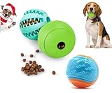 3 Stück Futterball für Hunde | Hundespielzeug Intelligenz Ball | Hundeball für Kleine...