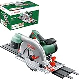 Bosch Kreissäge PKS 66 AF (Präzises Sägen in Holz, 1600 Watt; max. Schnitttiefe 66 mm; 3 tlg....