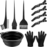 VARHHUXHA Haarfärbepinsel Set, 9 Stk Haare Färben Zubehör, Haar Färben Färbung Tool, mit...