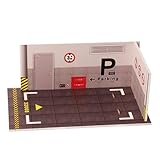 Spielzeugauto-Parkszene – Mini-Garage Im Maßstab 1:32, Modell-Grundstücksdekoration |...