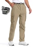 BondiTrekk Herren Zip Off Wanderhose, Arbeit Hosen Funktionshosen Outdoor Hosen für Herren mit 6...
