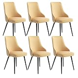 Küchen- und Esszimmermöbel, Stühle, Esszimmerstühle, 6er-Set, Wohnzimmer-Beistellstühle,...
