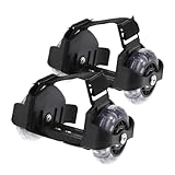 MOTHNUR Skating Schuhe Mit Fersenrollen Tragbare Rollenschuhe Mit Blinklicht Skating...