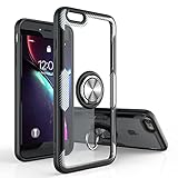 Kitoo Entworfen für iPhone 6 Plus | 6S Plus Hülle mit Ringständer, Karbonfaser-Rand, 3,6 m....