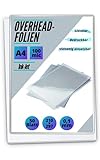 50 OHP-Folien Inkjet DIN A4 transparent - für Tintenstrahldrucker - PREMIUM Overheadfolien für...
