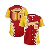 Generisch Personalisiert Atmungsaktiv Sporthemden Baseballtrikot Individuelles Baseball Jersey...