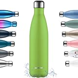 cmxing Doppelwandige Thermosflasche 750 mL mit Tasche BPA-Frei Edelstahl Trinkflasche Vakuum...