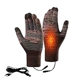 Beheizte Winterhandschuhe - Elektrisch Beheizte Touchscreen Handschuhe Mit Wärmefunktion,Thermo...