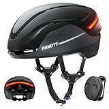 Favoto Fahrradhelm Rennradhelm Herren Damen - Intelligenter Fahrradhelm 3 Rücklichtmodi...