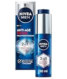 NIVEA MEN Anti-Age 2in1 Power Tagespflege mit LSF 30, Gesichtspflege mit Hyaluron für...