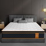 Matratze 160x200 cm Höhe 25cm, 7-Zonen Federkernmatratze, Härtegrad H3, Orthopädische &...