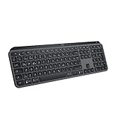 Logitech MX Keys S kabellose Tastatur, Low Profile, Precise Quiet Typing, Programmable ,...