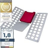 GOODS+GADGETS Profi Wäschefalter XL - Wäsche-Faltbrett Hemden-Falter - Falthilfe extra robust...