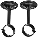 Amazon Basics Deckenhalterungsset, 2 Stück, Schwarz
