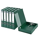 Hotyin Archivbox A4, 6 Stück Archiv-Schachtel mit Magnetverschluss und Klammer - 50mm Rückenbreite...