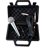 TronicXL Dynamisches Mikrofon Gesang & Bühne + Koffer + 5m Kabel XRL Klinke Mic Set Micro Gesangs...