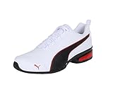 PUMA Unisex Leader VT SL Laufschuhe, Puma White-Puma Black-Flame Scarlet, 41 EU