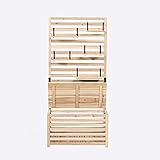 Home Deluxe - Balkon-Sichtschutz - Orelia - Maße 80 x 40 x 171 cm I Gartenbank Sichtschutz...