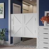 HynJGih Terrassentrennwand-Schwingtür, automatisch schließende Drehtür for Kassierer, kann in der...