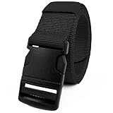 AHLPO Taktischer Gürtel, 3,8cm Arbeitsgürtel Herren Nylon Canvas Belt Outdoor Stoff Gürtel für...